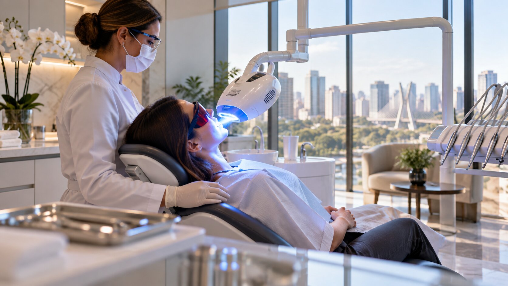 Imagem de apoio sobre clareamento dental na Bela Vista