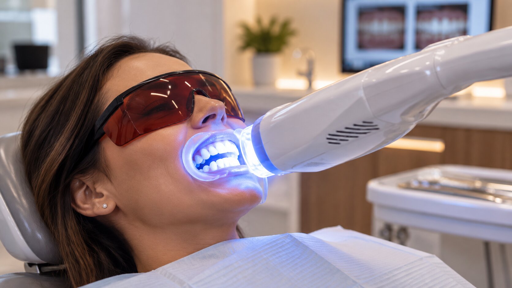 Imagem de apoio sobre clareamento dental